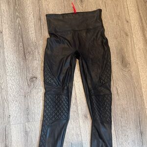 Spanx moto leggings